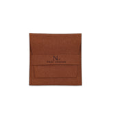 The Suede Earring Pouch in Tan Nemi London