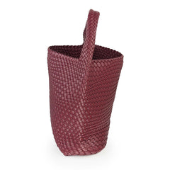 The Amara Woven Bag - Wine Red Nemildn