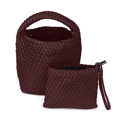 The Midi Amara Bag in Grape Purple Nemi London