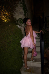 The Bisi Rhinestone Bag - Pink Glimmer Nemildn