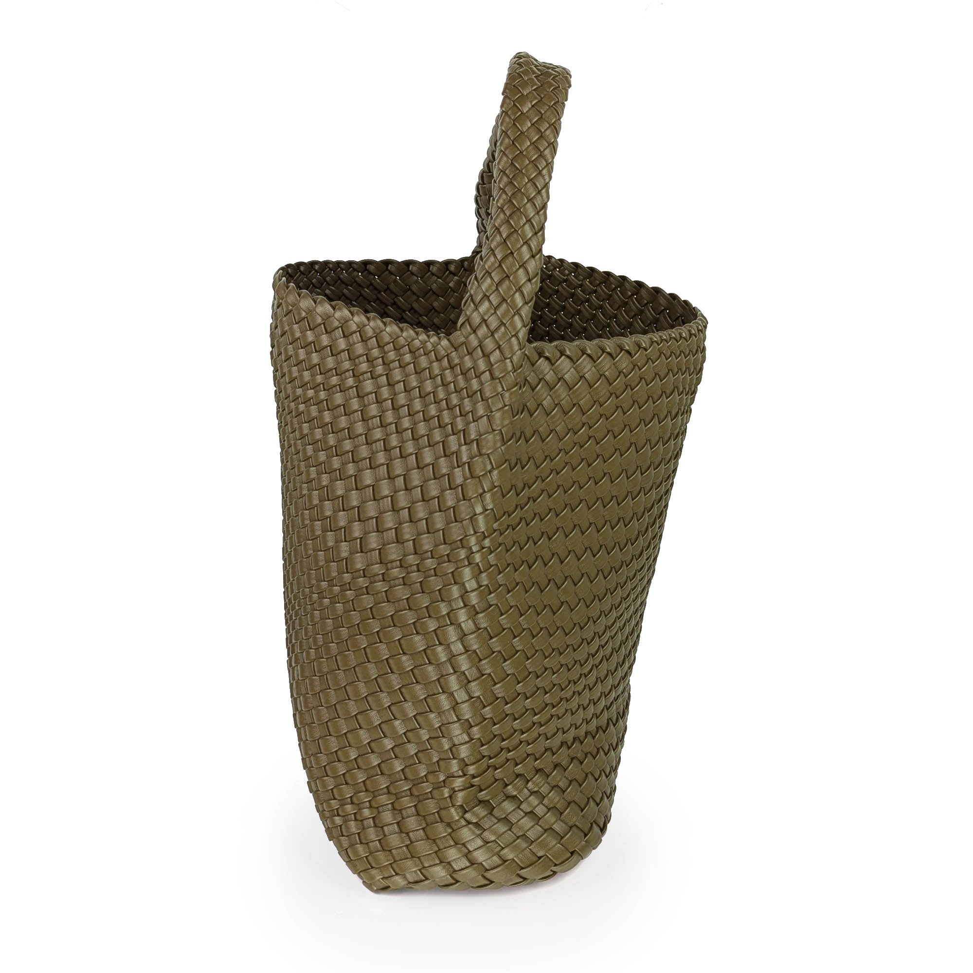 The Amara Woven Bag - Olive Green Nemildn