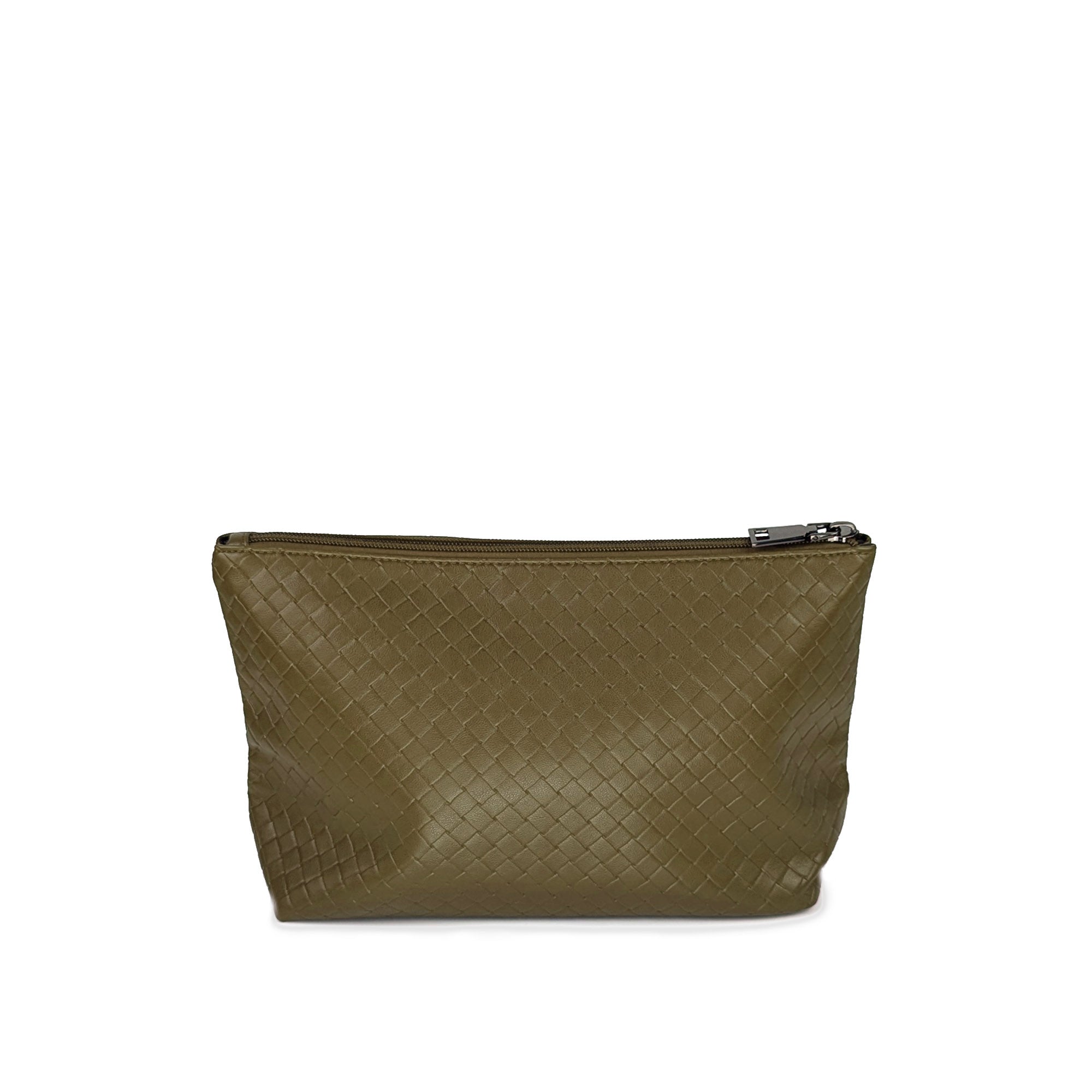 The Amara Woven Bag - Olive Green Nemildn