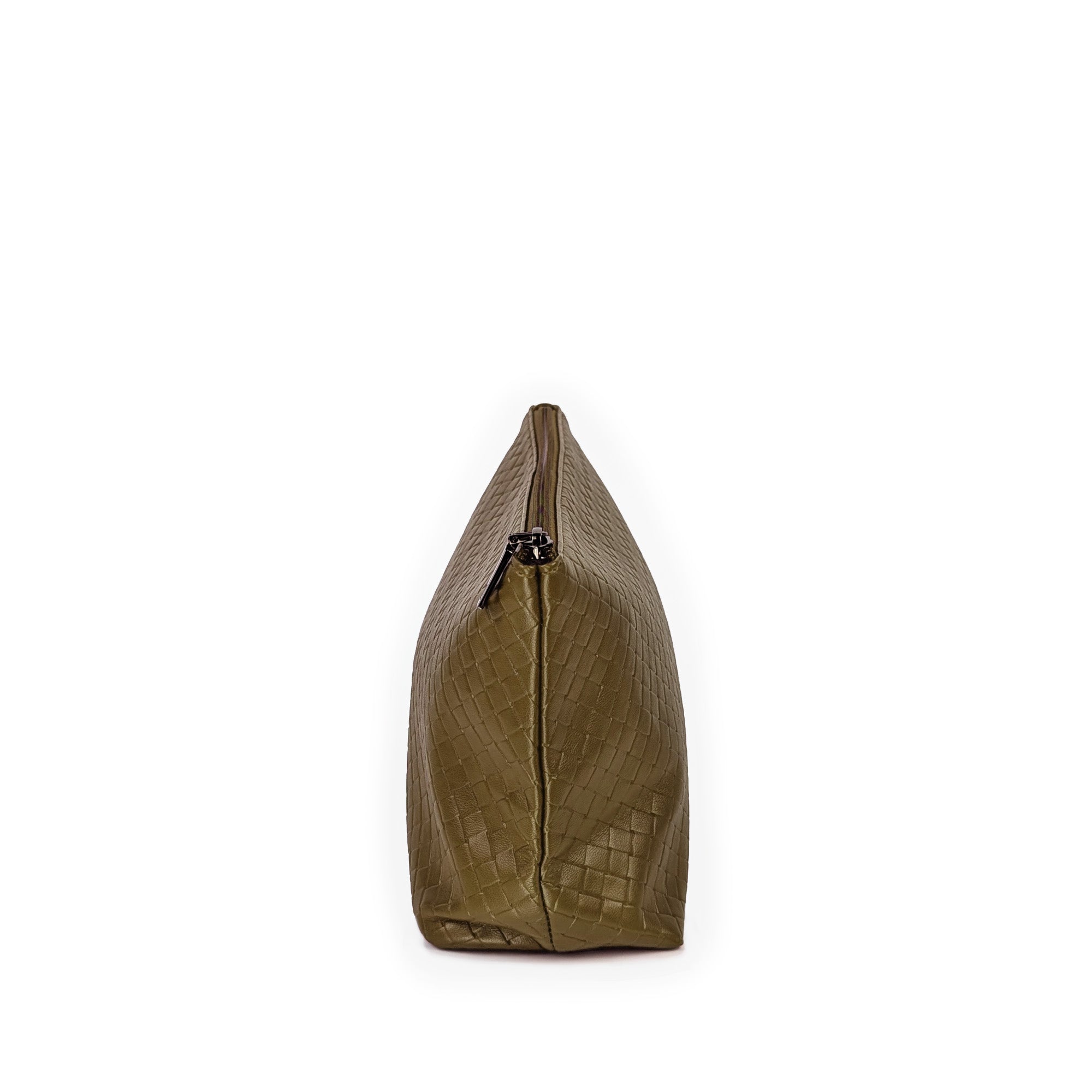 The Amara Woven Bag - Olive Green Nemildn