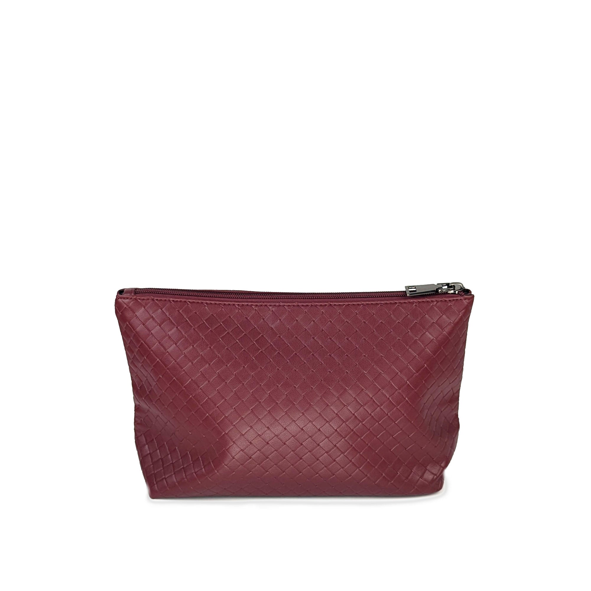 The Amara Woven Bag - Wine Red Nemildn