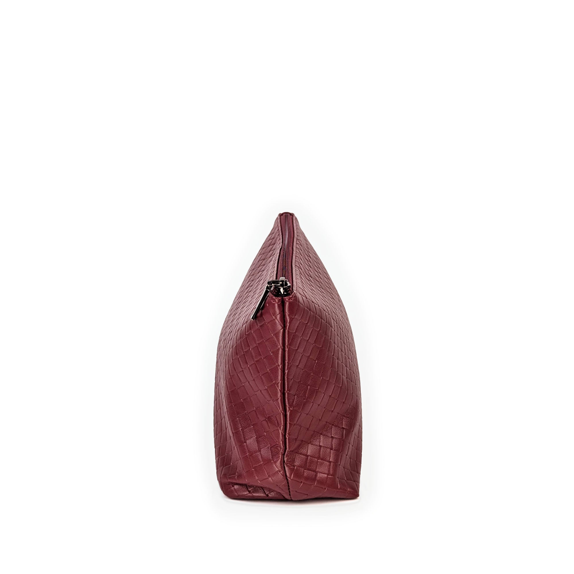 The Amara Woven Bag - Wine Red Nemildn