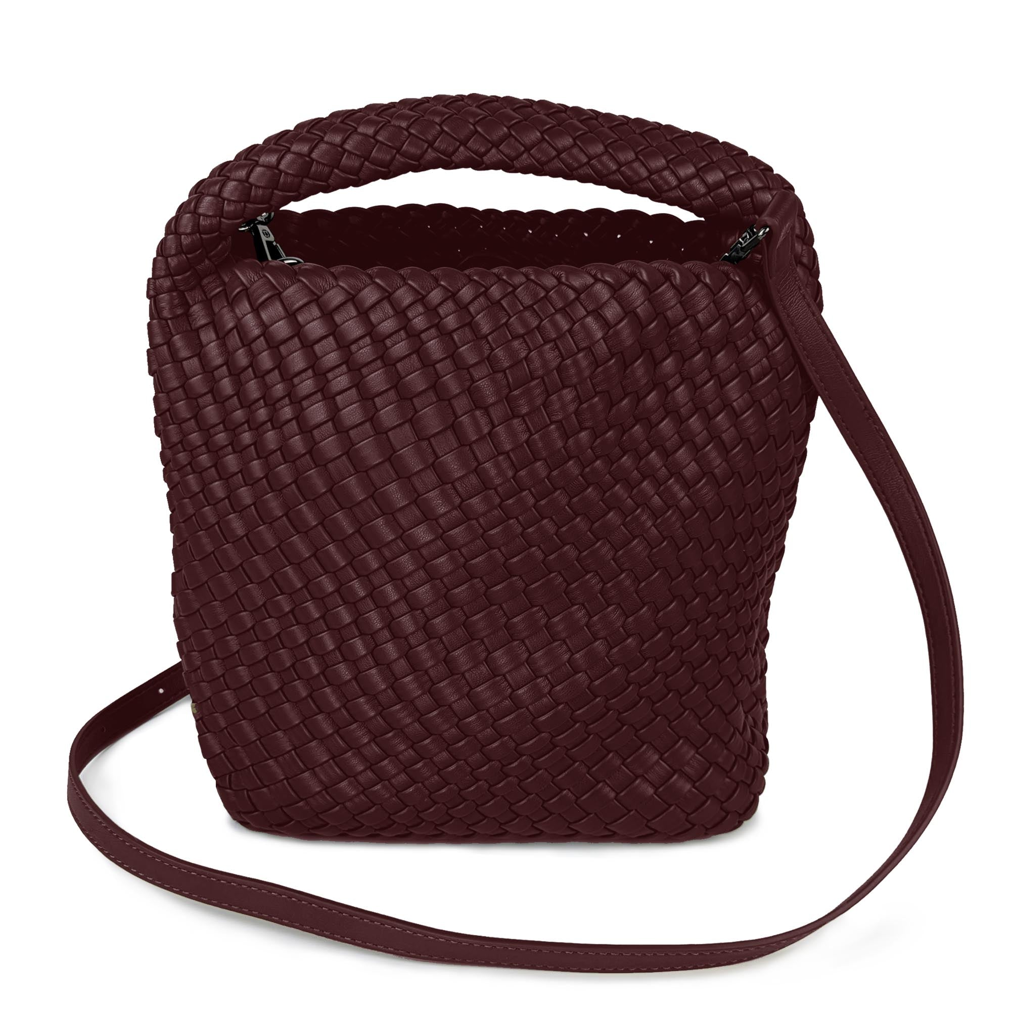 The Midi Amara Bag in Grape Purple Nemi London