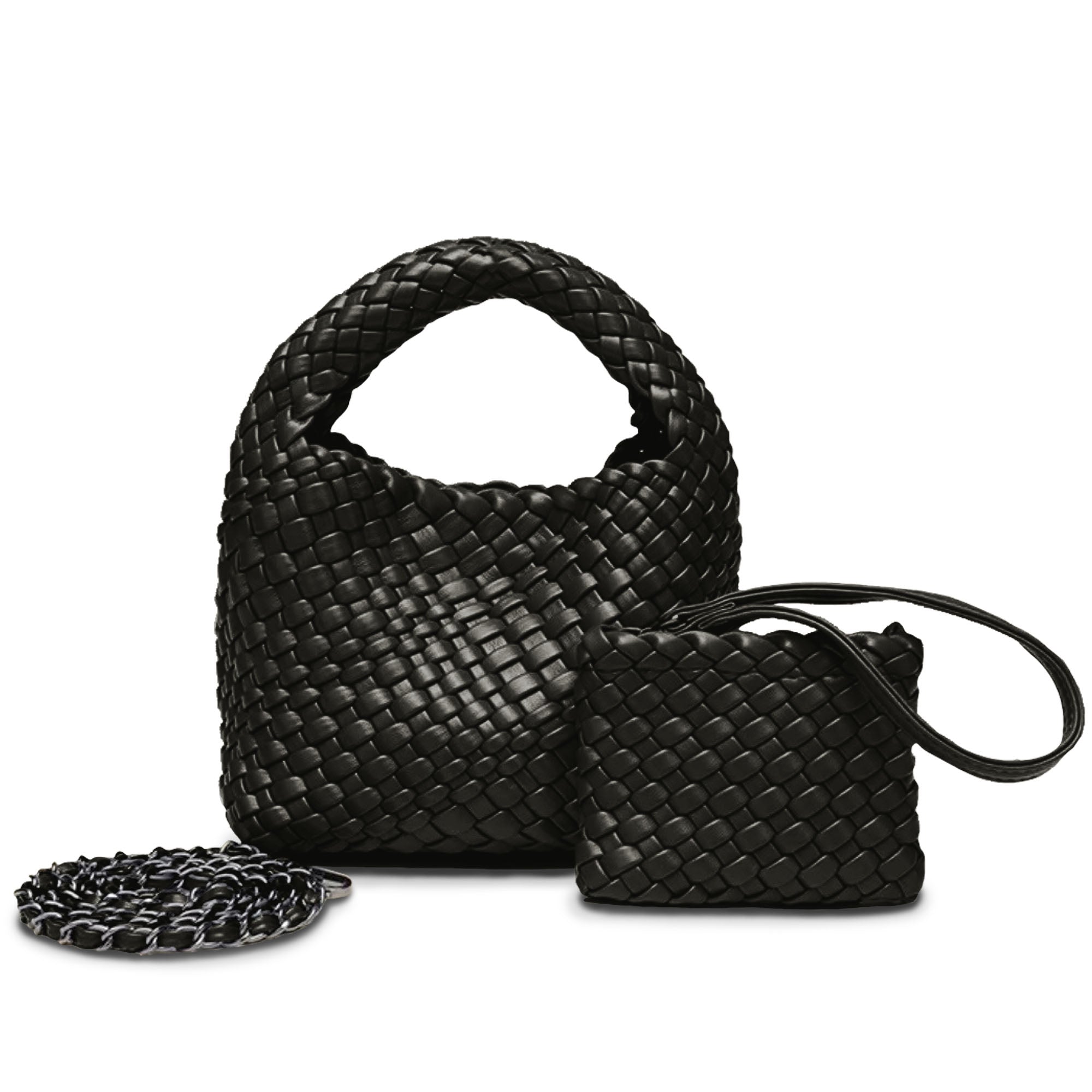 The Mini Amara Bag in Black Nemi London