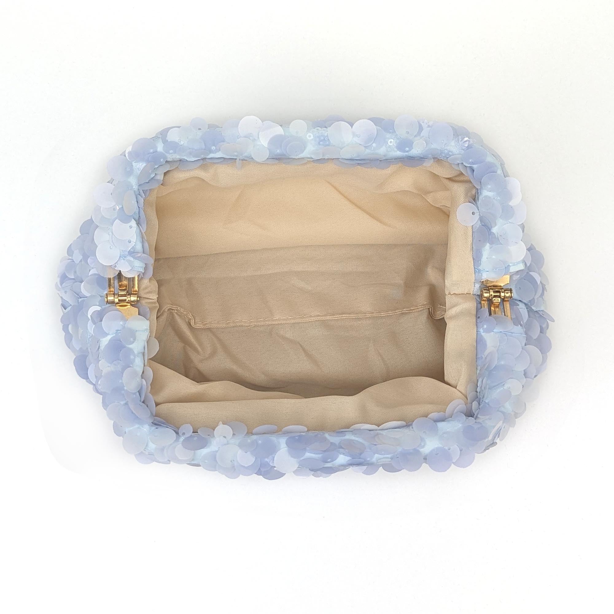 The Sequin Bag - Bluebell Nemi London