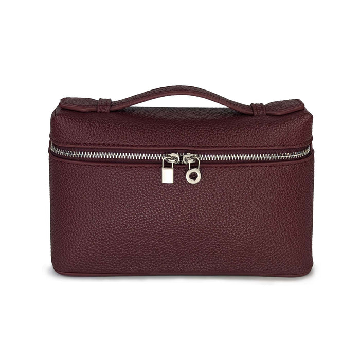 The Vanity Crossbody Bag in Burgandy Nemi London